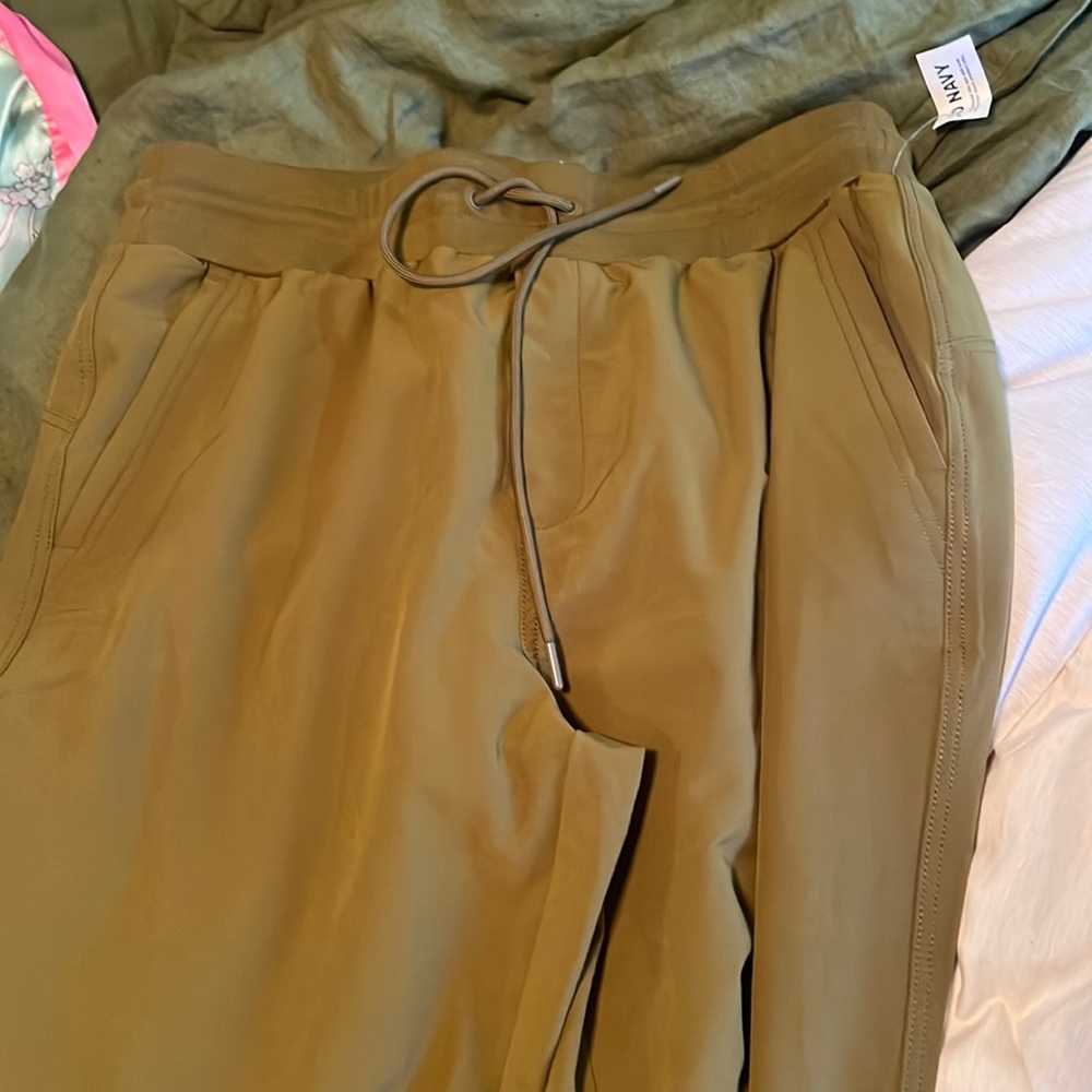 Olive tan old navy jogger